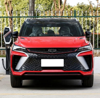 Elektrische auto Geely Binyue Energievoertuigen Geely Coolray Blauwe kleur