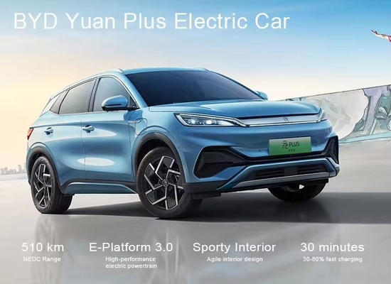 2024 Byd Yuan PRO Elektrische auto met maximaal koppel 310 Nm en Car Entertainment System