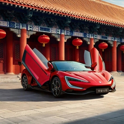 Byd U9's geavanceerde technologie zuivere elektrische supercar met maximaal koppel Nm 500nm