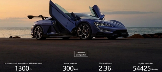 Maximale snelheid 300km/h Links stuur Byd Pure Electric Super Car Yangwang U9 Hot Model