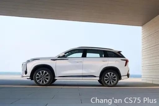 Chinese Auto Changan CS75 Plus 5-zits SUV met grote ruimte en gesloten carrosserie structuur