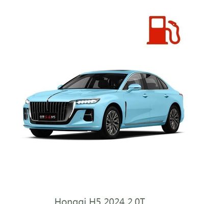 Gebruikte 2024 Luxury Hongqi H5 2.0t 1.5t Gasoline Hybrid Car MID-Size Sedan Rode vlag H5