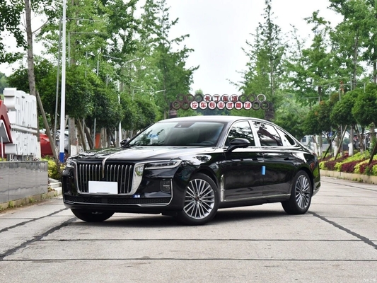 Energie elektrische auto Hongqi E-HS9 6 zitplaatsen Wit vierwielig voertuig met FWD aandrijving