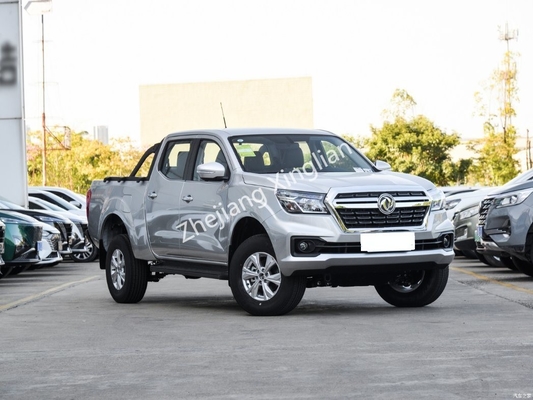 Dongfeng Rich 6 Double Cab Diesel 4X4 Mini Pickup Truck met linkshandige stuur in geel
