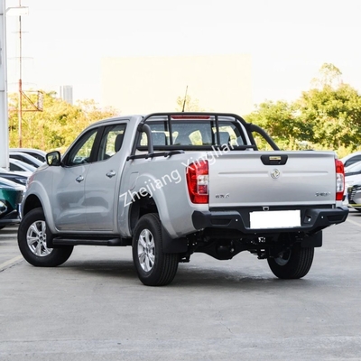 Dongfeng Rich 6 Double Cab Diesel 4X4 Mini Pickup Truck met linkshandige stuur in geel