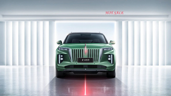 690 km lange afstand 2023 Hongqi H9 Links stuur 6 zitplaatsen vlaggenschip Hongqi E-HS9 met Hongqi