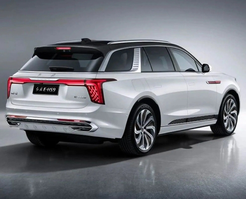 Automatische versnellingsbak 600 km bereik Elektrische SUV E-HS Eqm5 Sedan Hongqi E-HS9 7 zitplaatsen EV Car