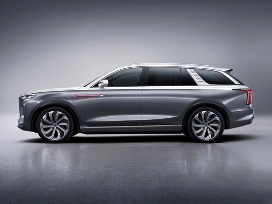 Automatische versnellingsbak 600 km bereik Elektrische SUV E-HS Eqm5 Sedan Hongqi E-HS9 7 zitplaatsen EV Car