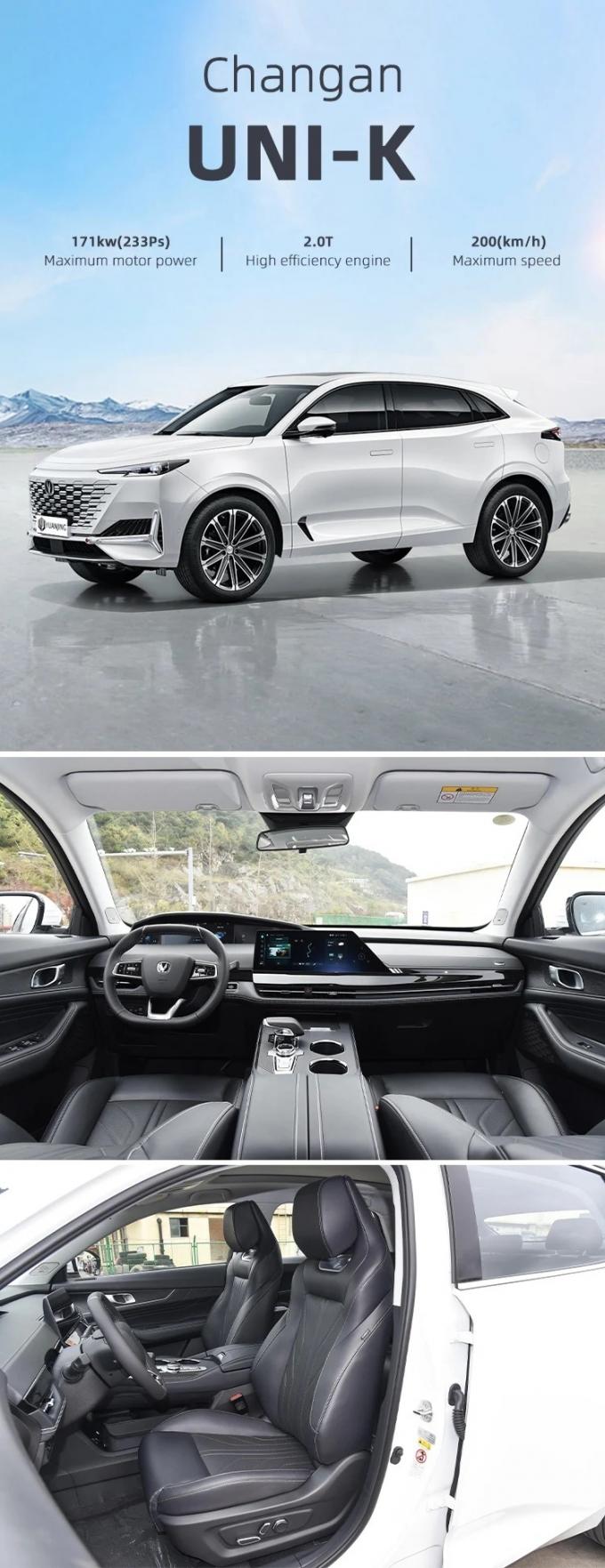 Deposit China New SUV Gasoline Car 2024 Petrol SUV Car Changan Uni K Price Chang′an Uni-K 2.0t Petrol Vehicle Changan Uni-K Elit